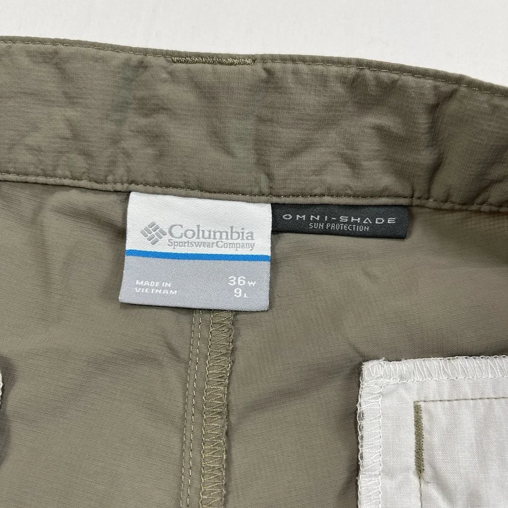 Columbia Battle Ridge II Cargo Shorts Omni Shade  AM4715 Men's Size: 36Wx9L